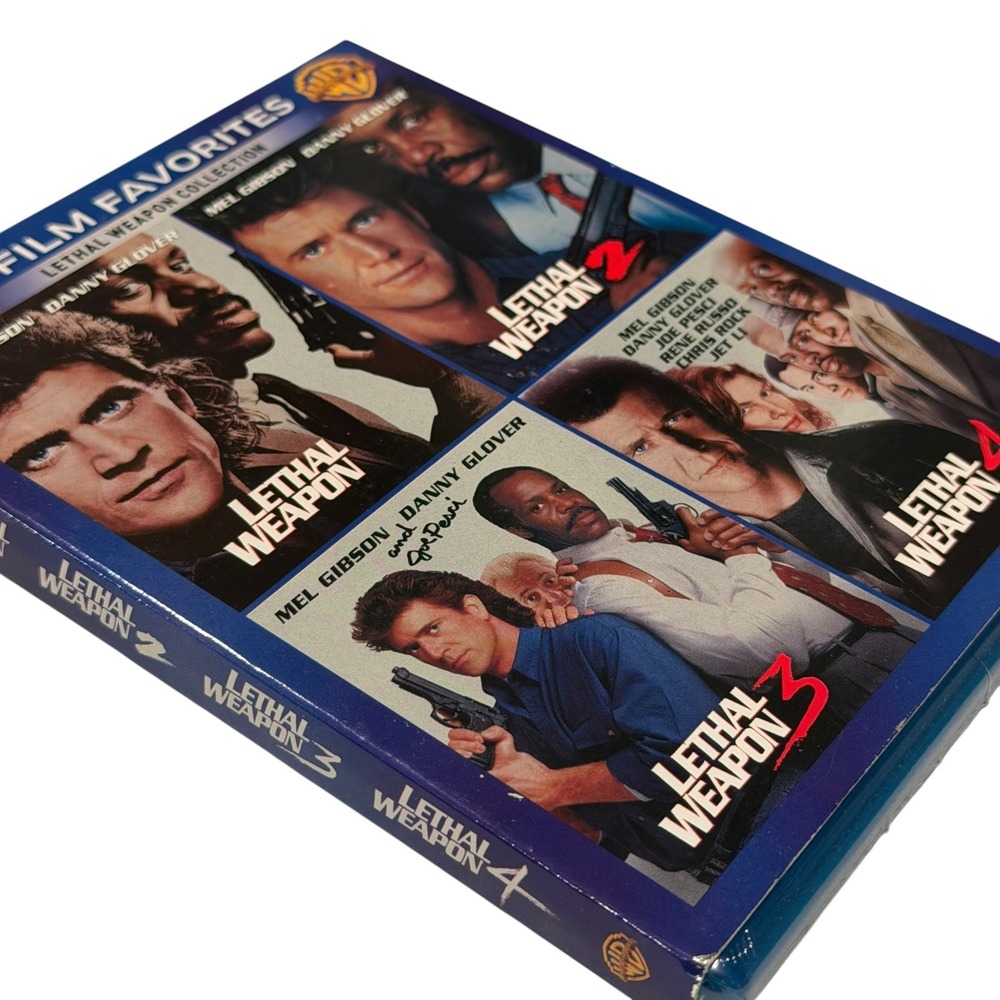 Warner Bros Lethal Weapon Film Favorites 1-4 Blu-ray Collection New Sealed